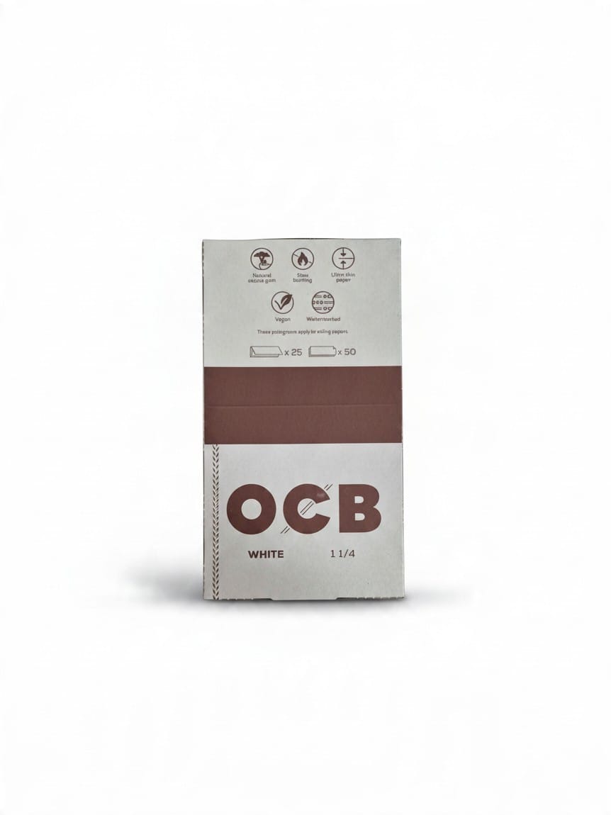 OCB 1 1/4 white caja 25 lib. x50h